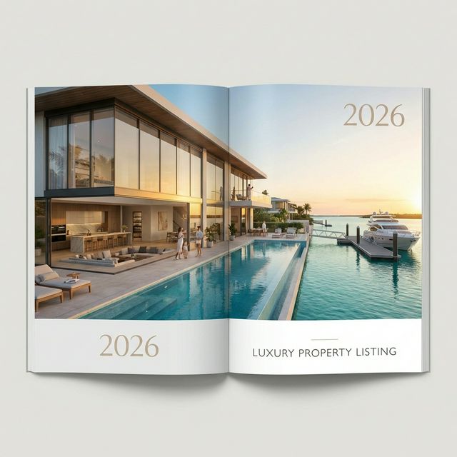 Sleek waterfront villa